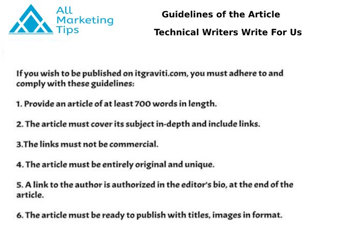 Technical Writers Write For Us-All Marketing Tips